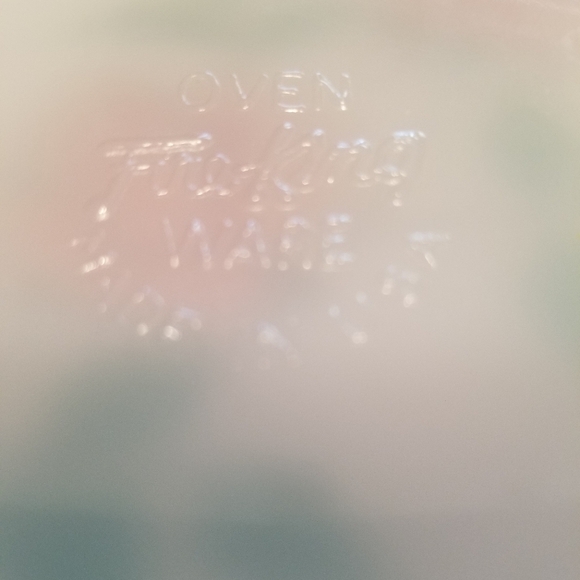 Anchor Hocking fire king anniversary rose 6 1/2 bowl - Picture 3 of 4